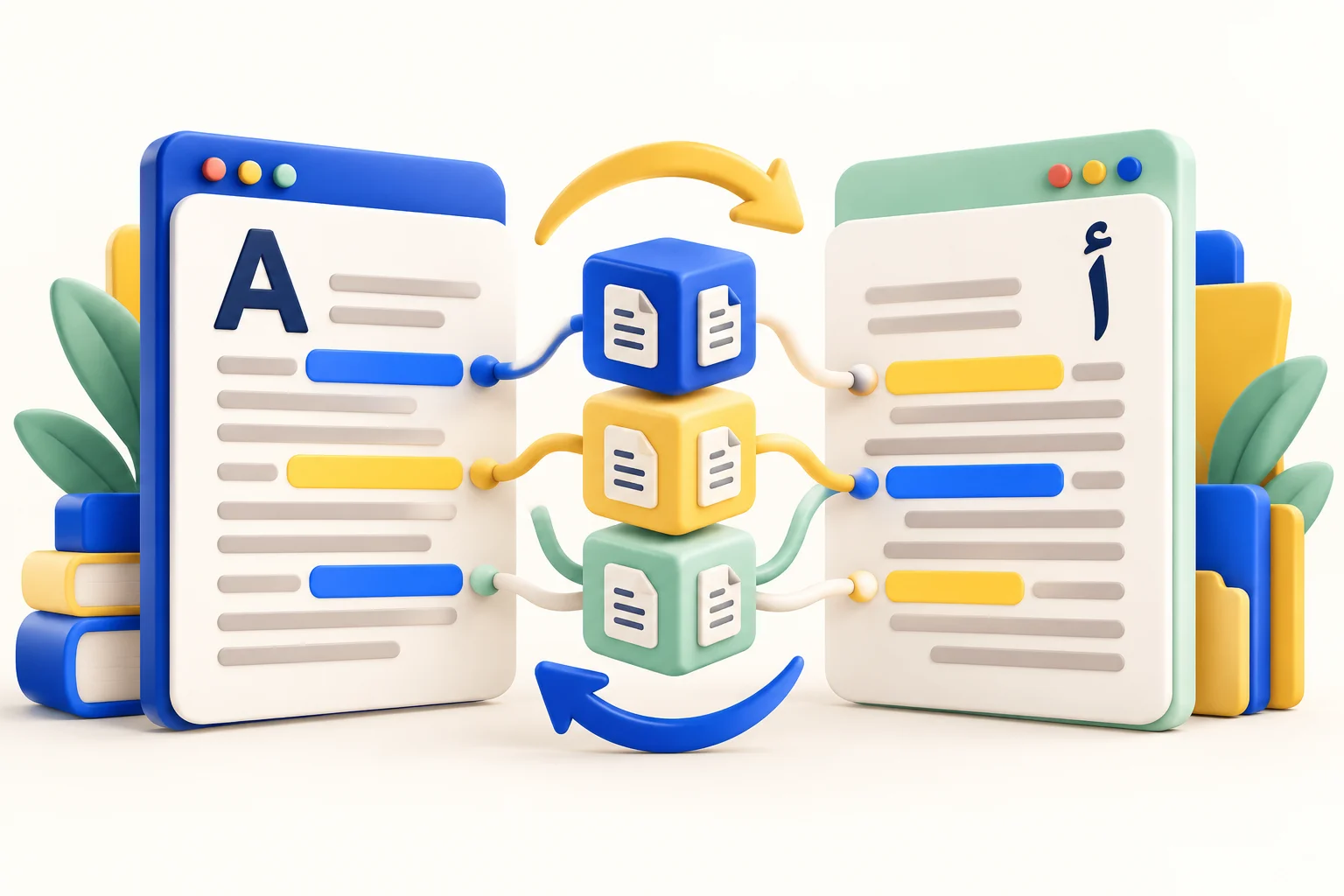 غلاف ترجم باستخدام الـكات تولز CAT-Tools Course